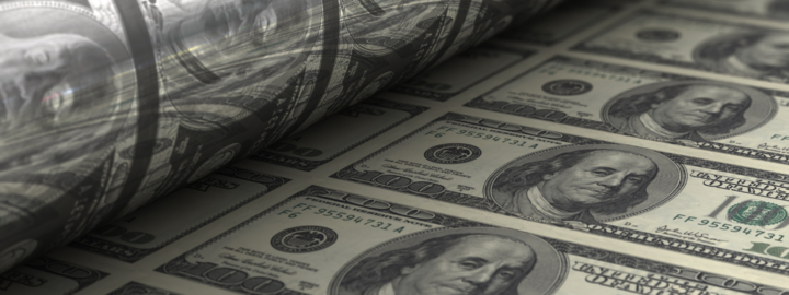 printing dollar nills